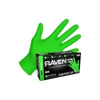 SAS 66554 - Green Hi Viz Nitrile Glove Size X-large